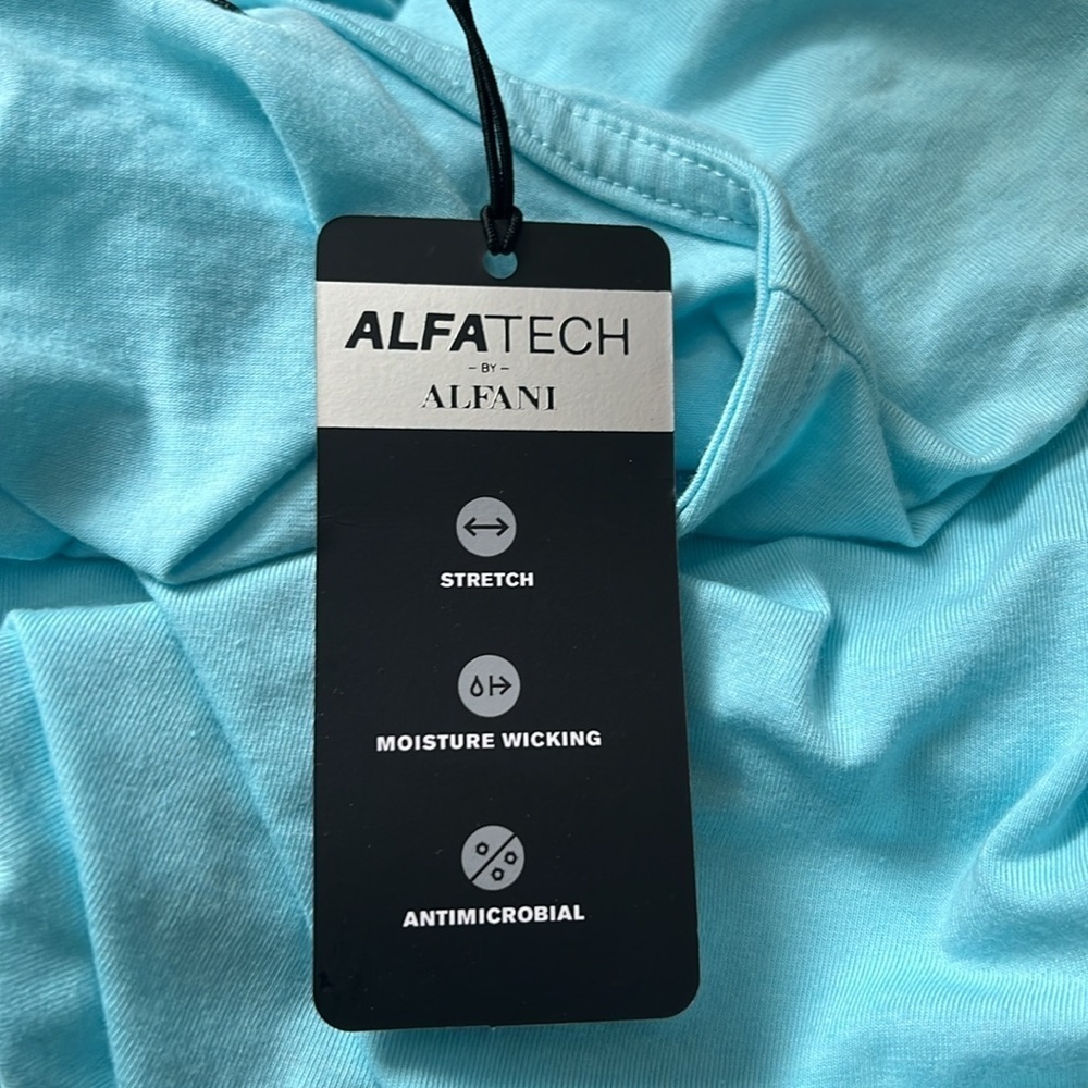 Alfani Alfatech Short Sleeves Top. - Picture 6 of 7